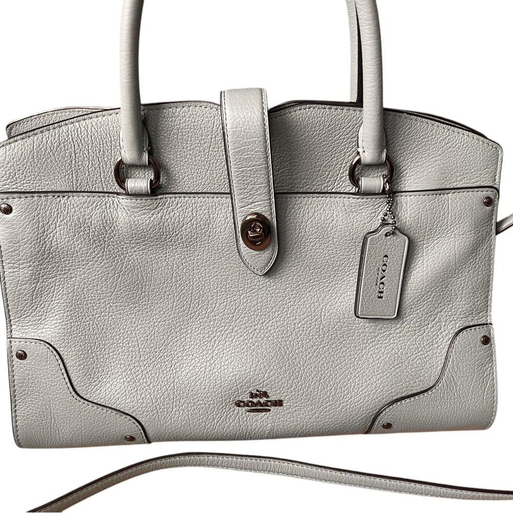 Coach Sage/teal Green Leather Handbag - Picture 4 of 17
